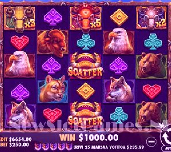 Animals (GameX) slot machine