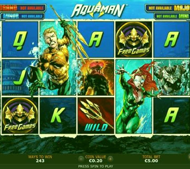 Aquaman slot