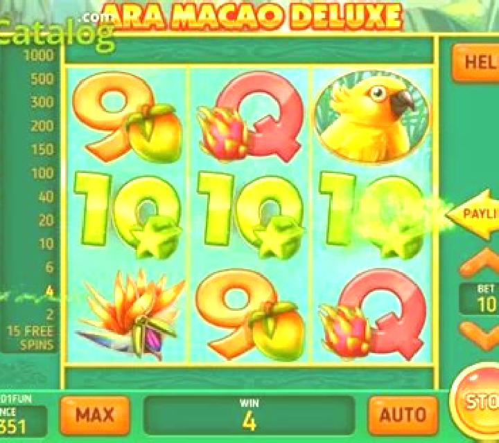 Ara Macao Deluxe (3x3) online slot