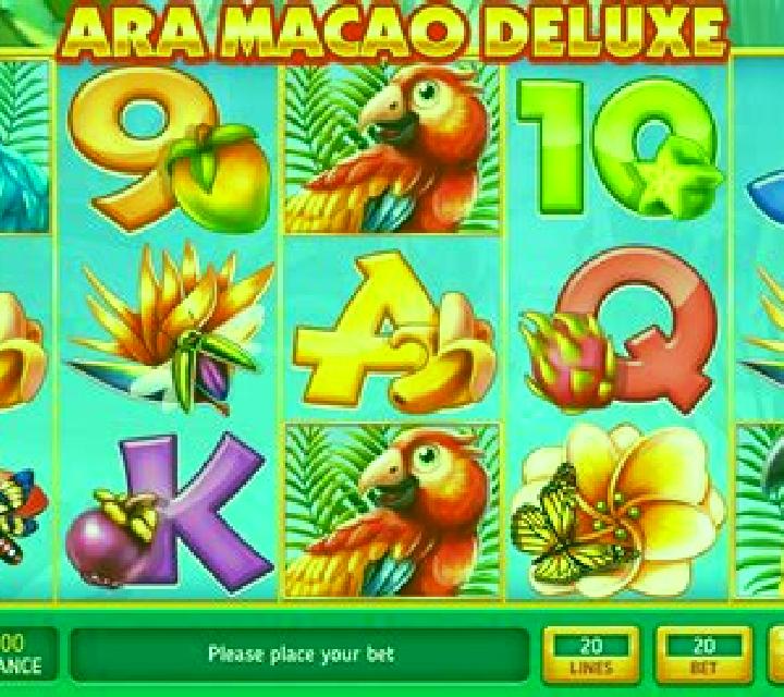 Ara Macao Deluxe slot machine