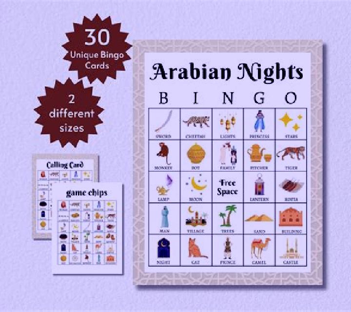 Arabian Bingo slot game