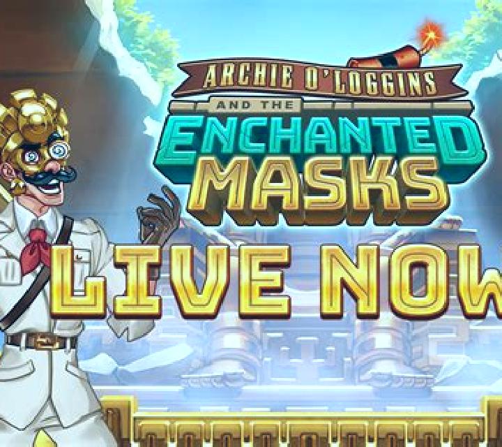 Archie O’Loggins and the Enchanted Masks slot game