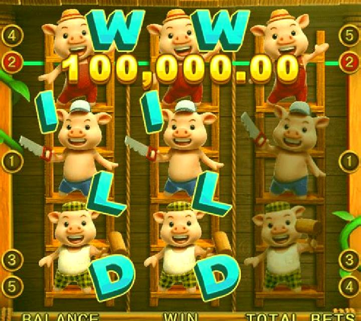 Area Build R 3 Lucky Pigs slot game