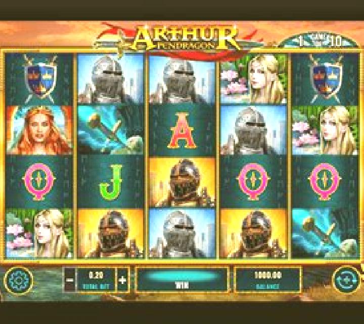 Arthur Pendragon slot machine