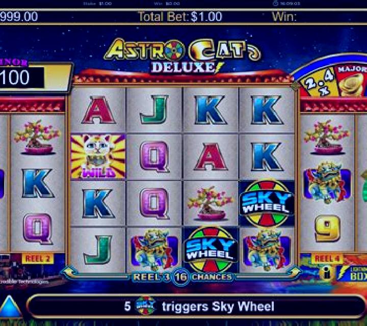 Astro Cat Deluxe slot game