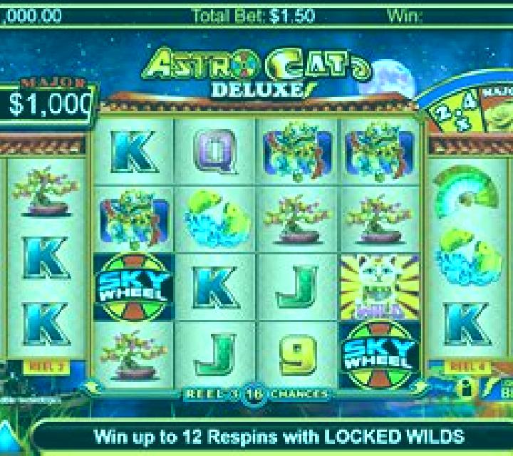 Astro Cat Deluxe slot machine