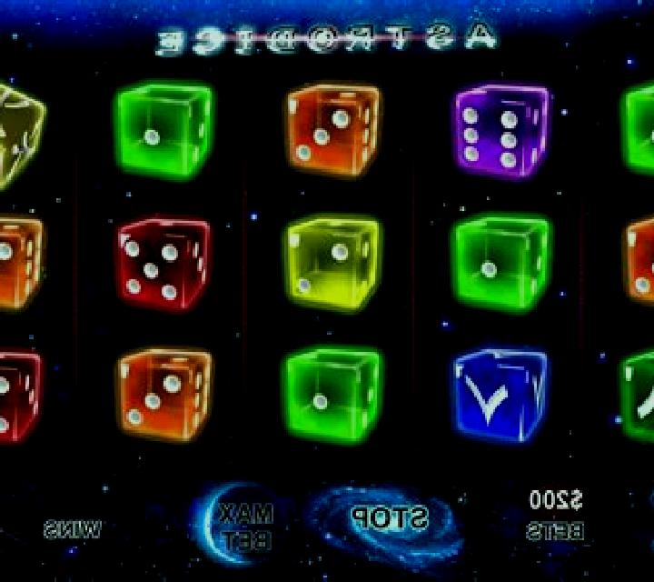 Astrodice slot machine