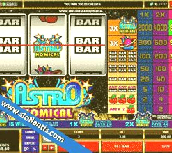 Astronomical slot