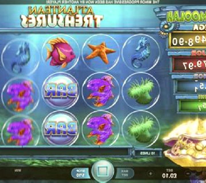 Atlantean Treasures Mega Moolah slot game