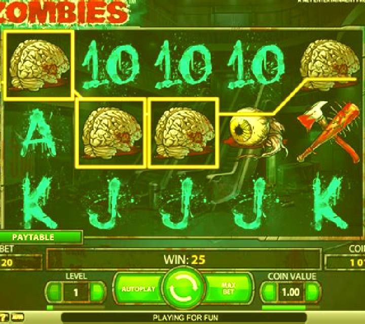 Attack of the Zombies slot machine