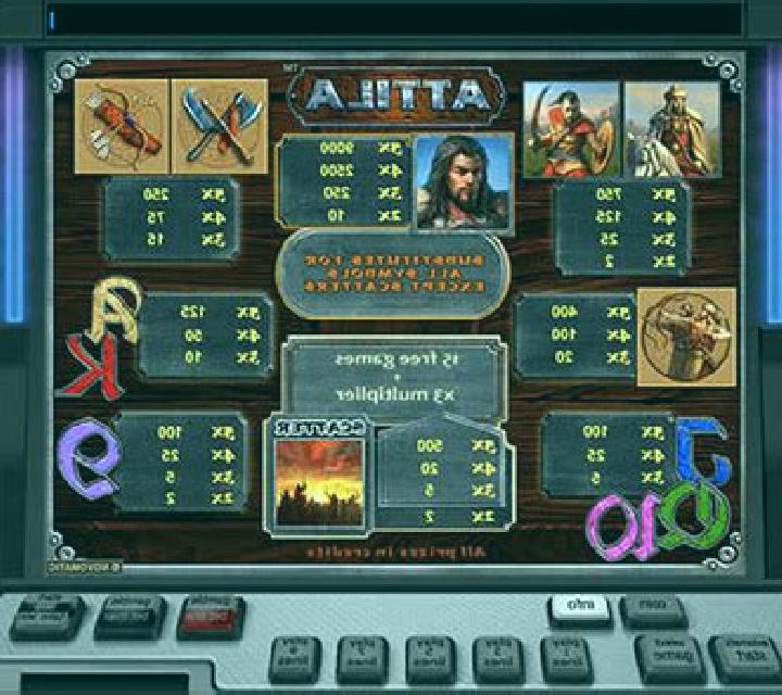 Attila slot machine