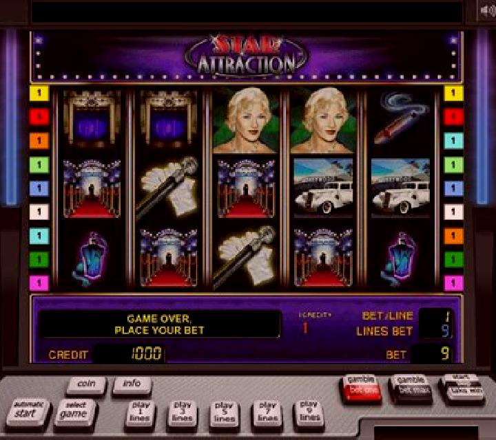 Attraction slot game