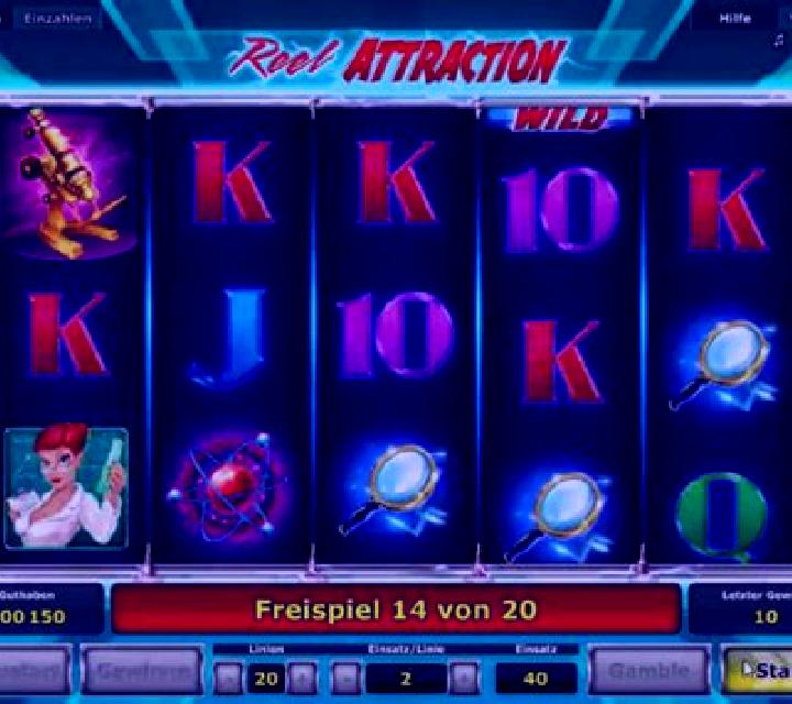 Attraction slot machine