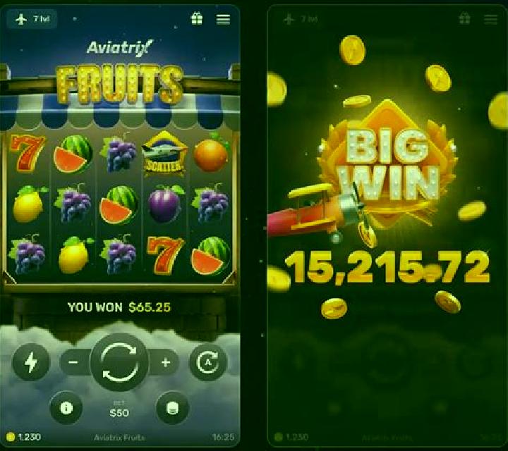 Aviatrix Fruits slot game