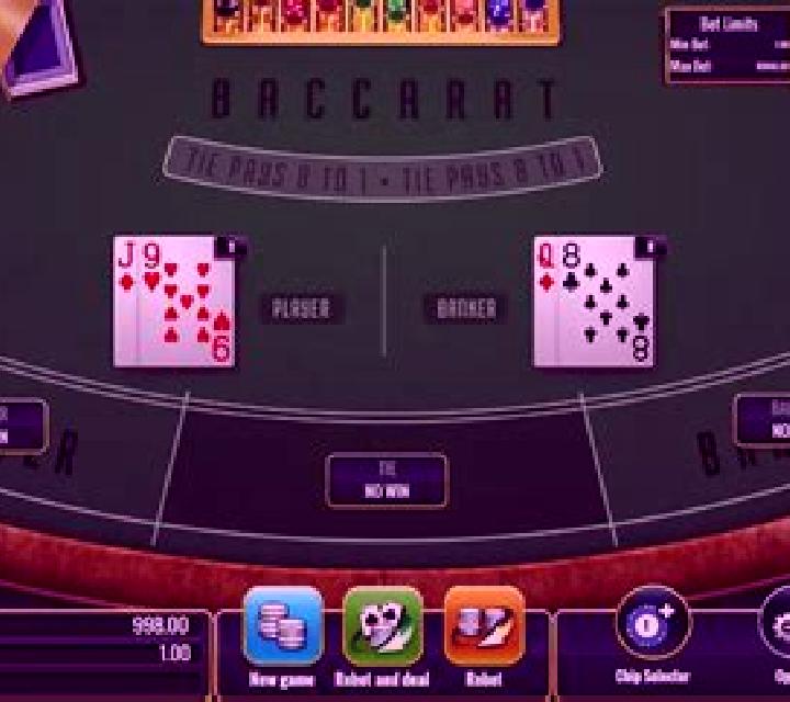 Baccarat (Cubeia) slot game
