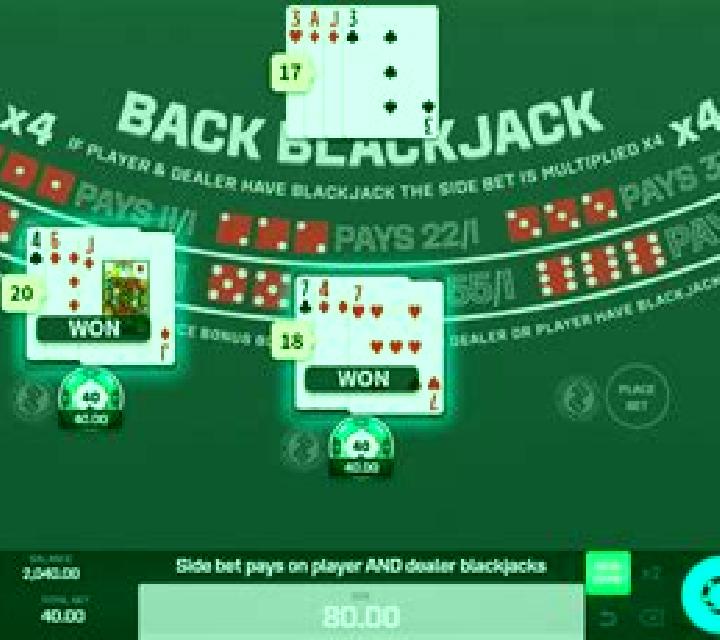Back Blackjack (Golden Rock Studios) slot