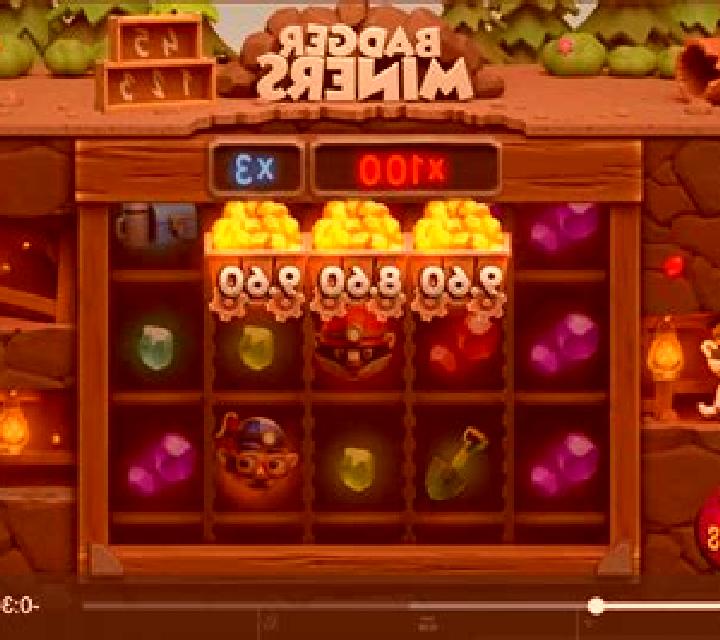 Badger Miners slot game
