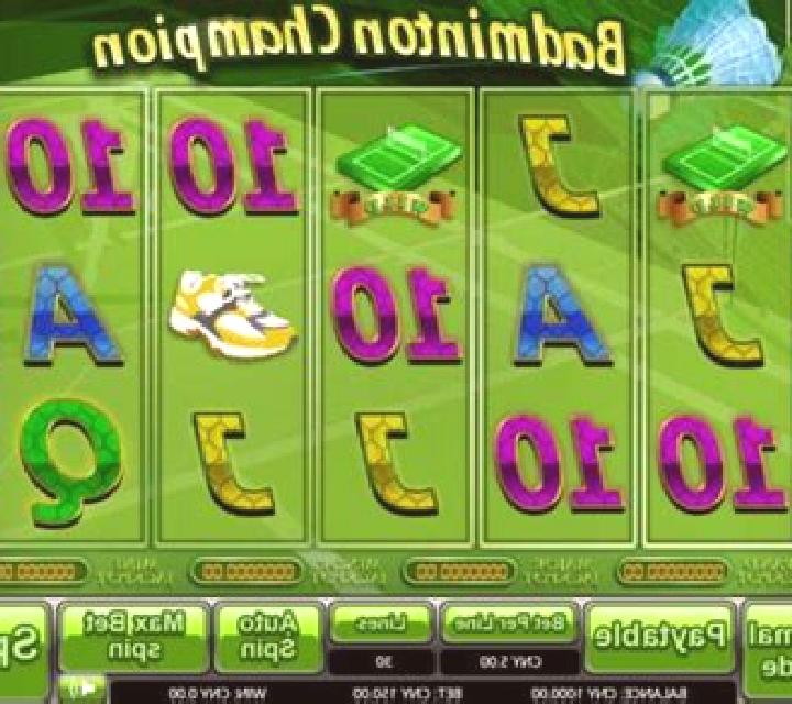 Badminton Champion slot machine
