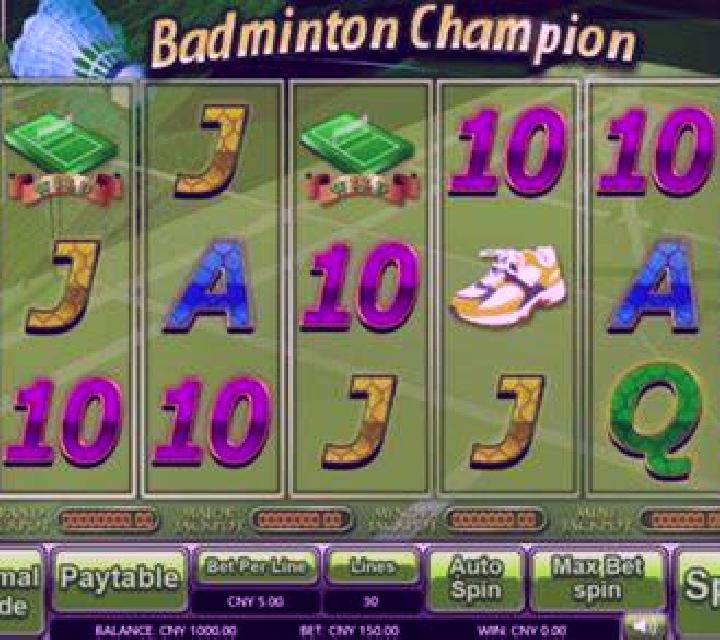 Badminton Champion slot
