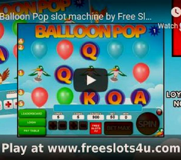 Balloon Pop slot machine