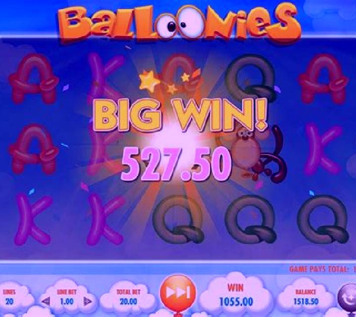 Balloonies Pop and Swap online slot