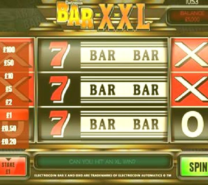 Bar X XL slot