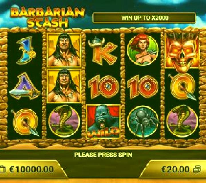 Barbarian Stash slot