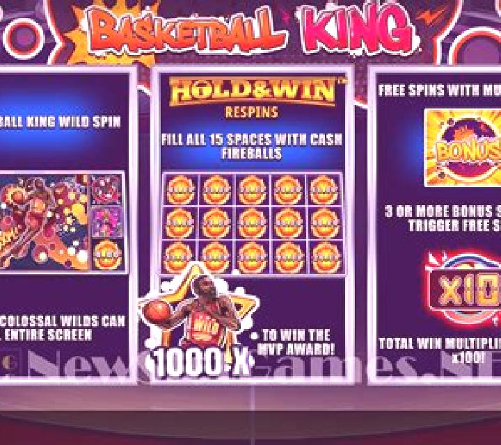 Basketball King Hold and Win slot game