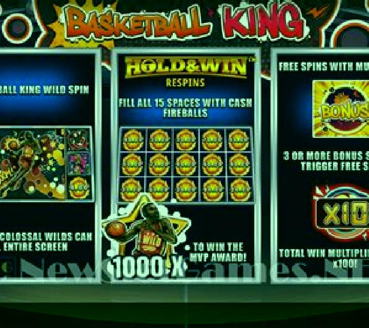 Basketball King Hold and Win slot machine