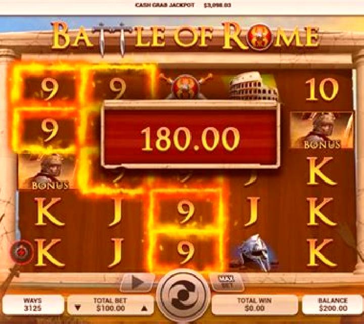 Battle of Rome slot
