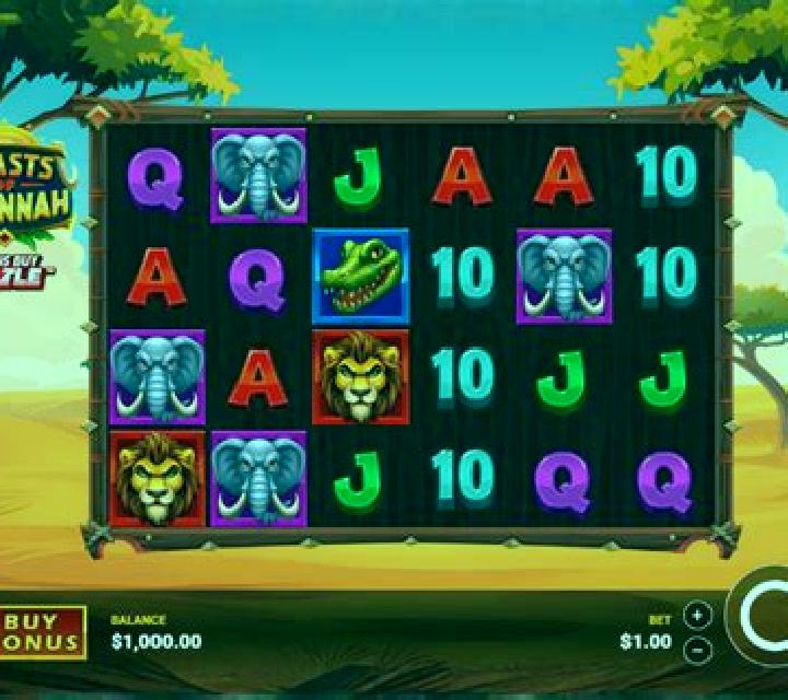 Beasts of Savannah online slot