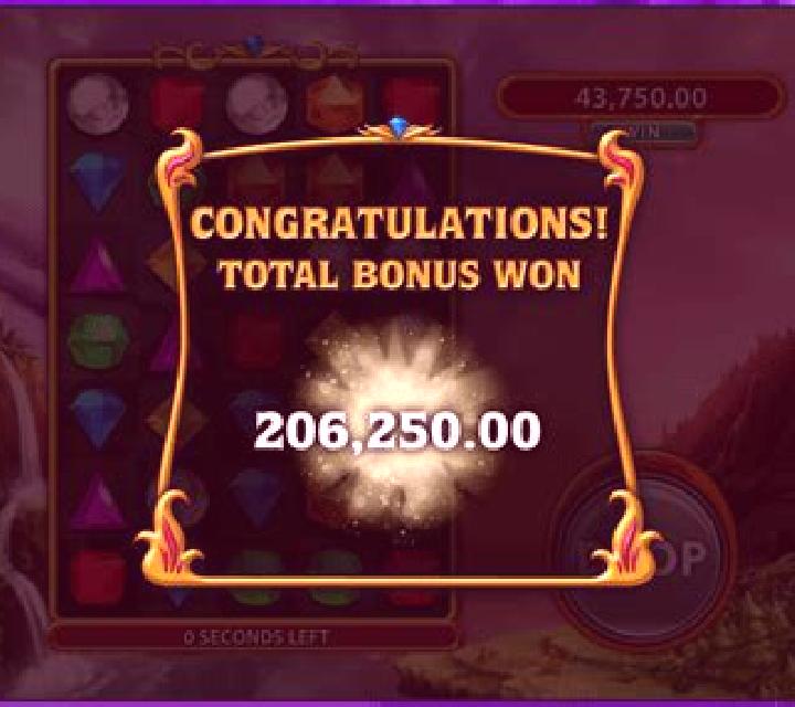 Bejeweled Cascades slot game