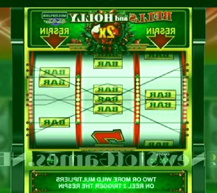 Bells and Holly Multiplier Retro Roller slot game