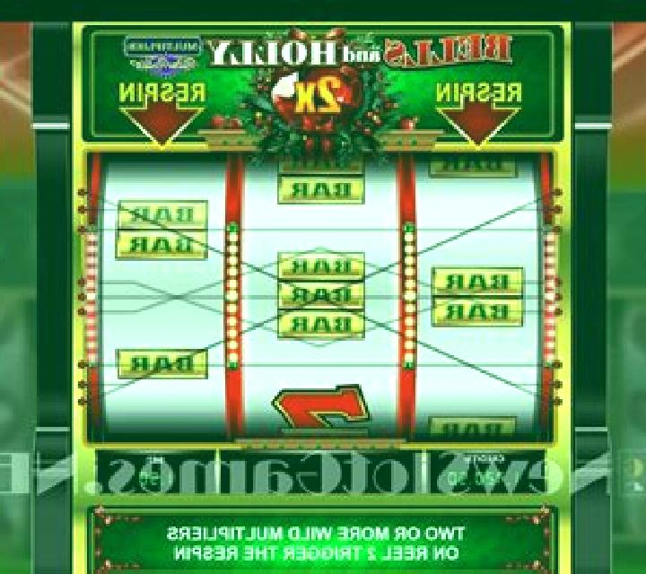 Bells and Holly Multiplier Retro Roller slot