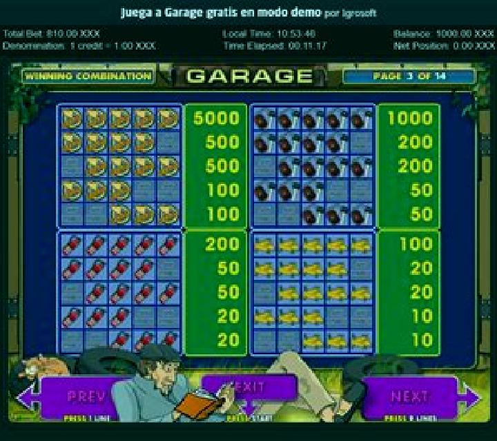 Bet Garage slot game
