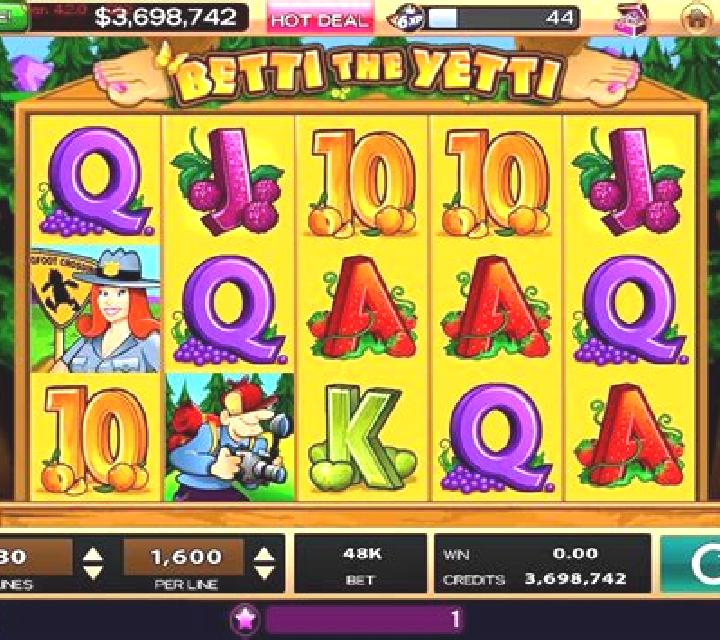 Betti the Yetti slot machine