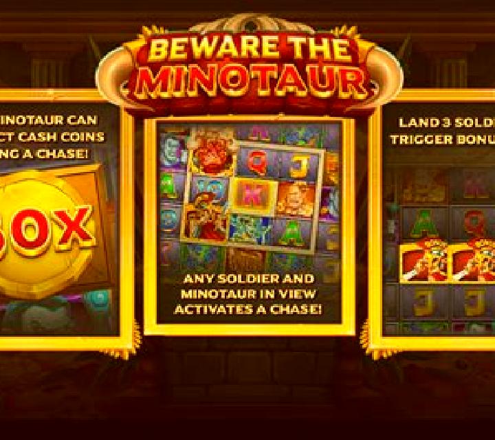 Beware the Minotaur slot game