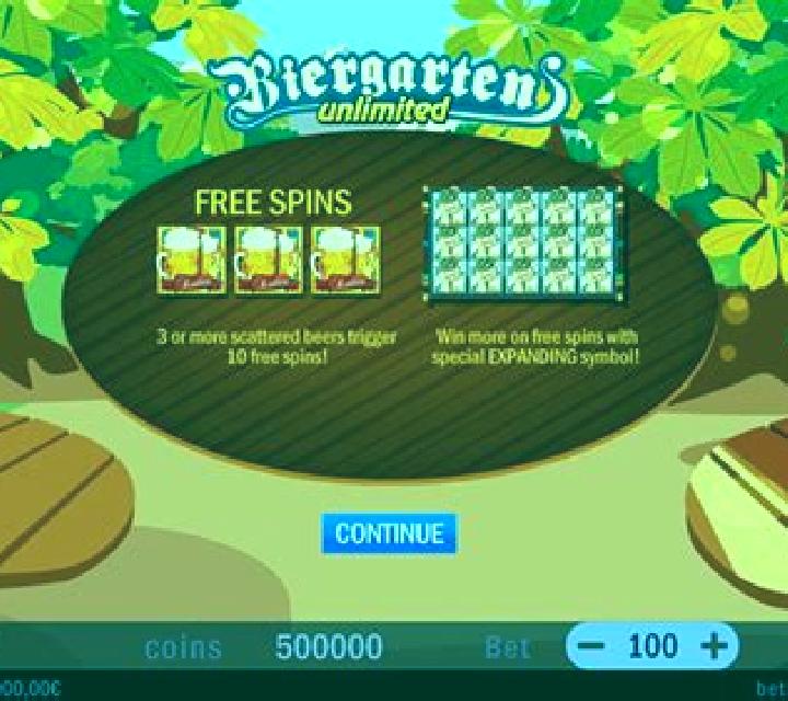 Biergarten Unlimited slot machine