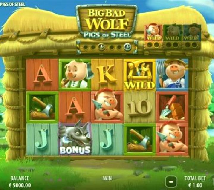 Big Bad Wolf: Pigs of Steel online slot