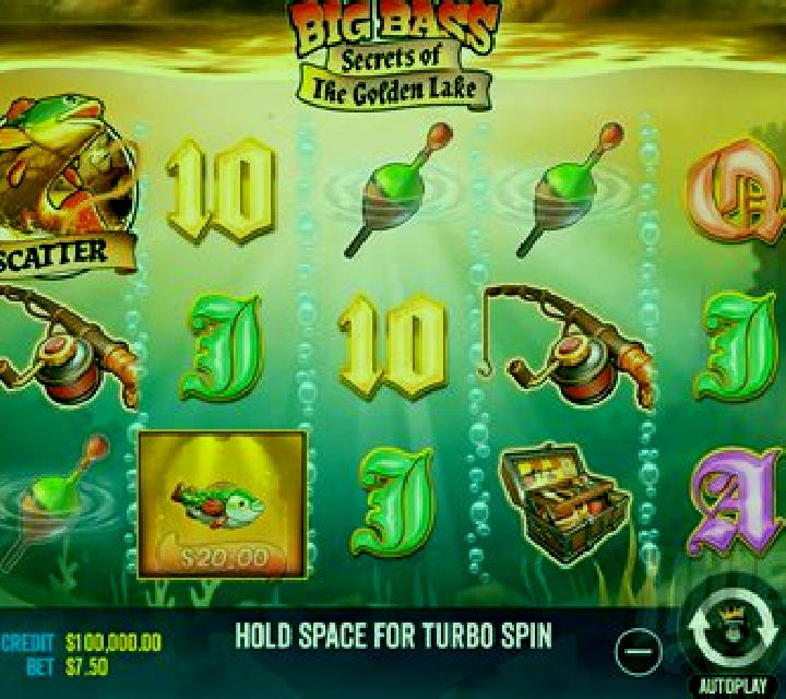 Big Bass Secrets of the Golden Lake slot machine