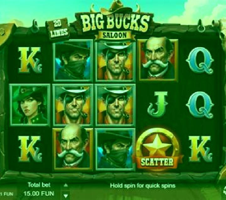Big Bucks Saloon slot game