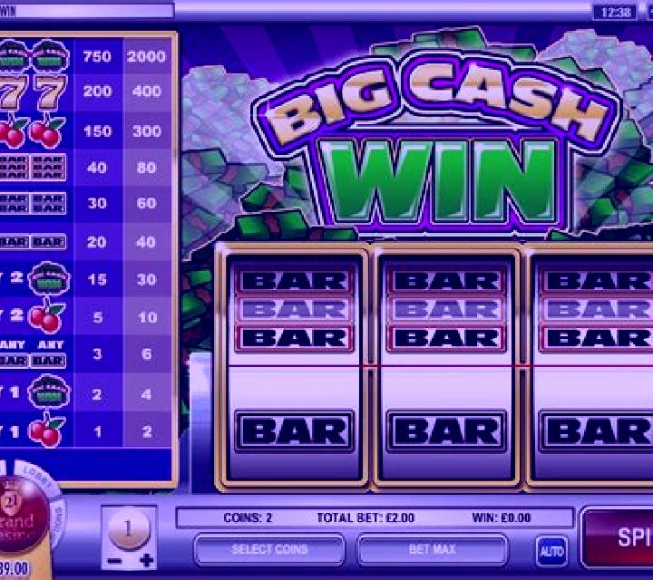 Big Cash Win slot machine
