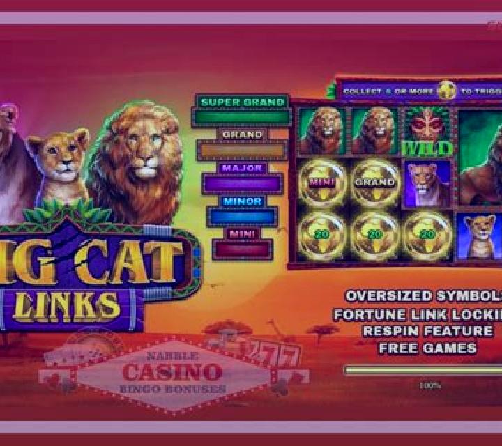 Big Cat Links slot game