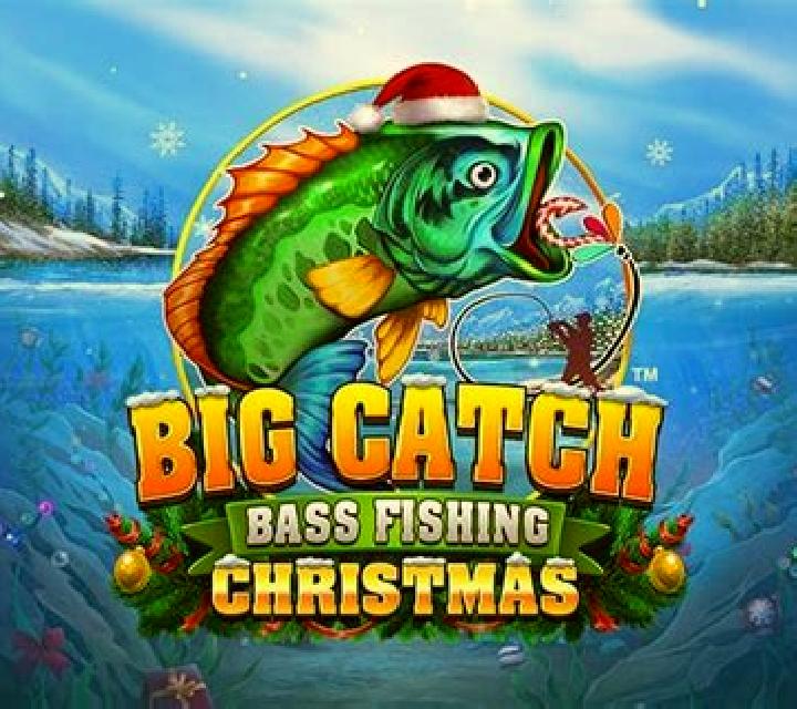 Big Catch Bass Fishing Christmas slot machine