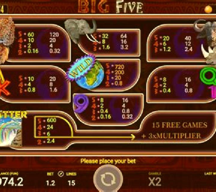 Big Five (AGT Software) online slot