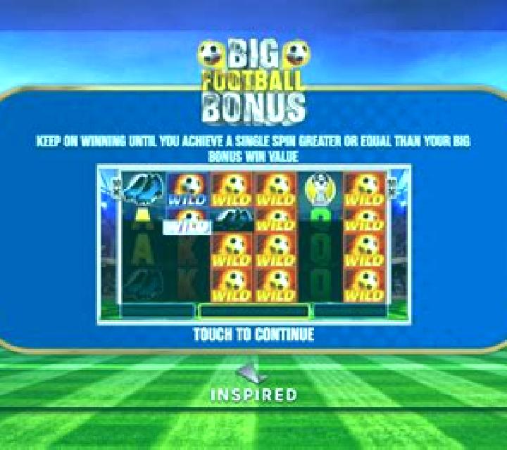 Big Football Bonus slot game