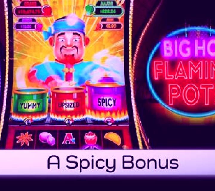 Big Hot Flaming Pots Tasty Treasures slot