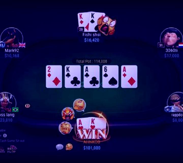 Big Rollover Poker Hold em slot game