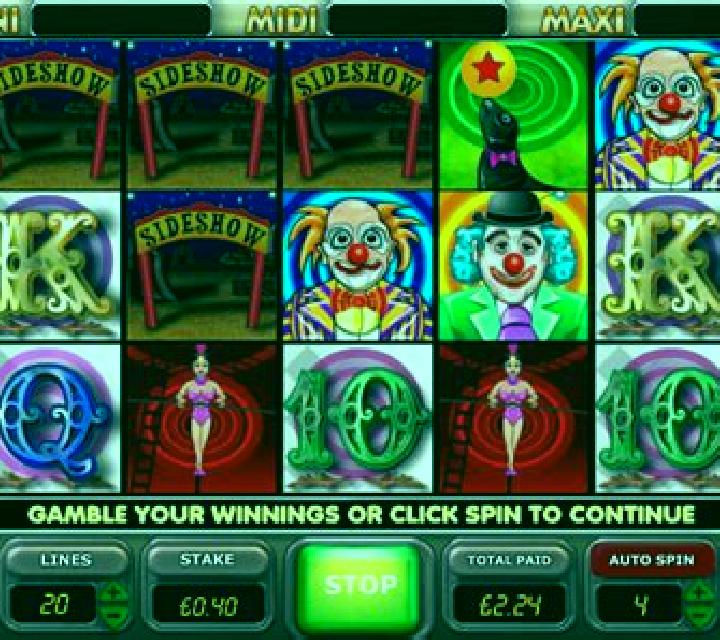 Big Top Extravaganza slot game