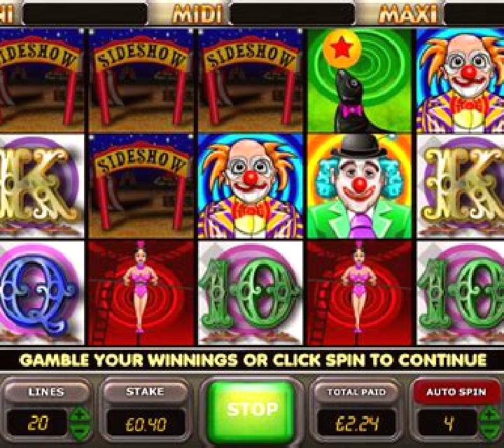 Big Top Extravaganza slot machine